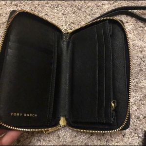 Tory Burch saffiano wristlet